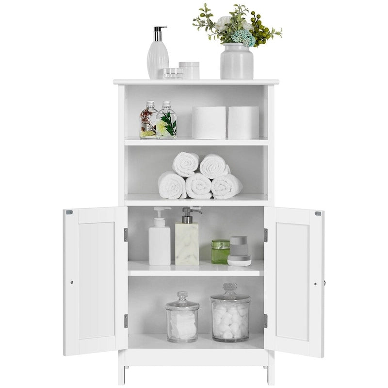 Meuble de Rangement de Salle de Bain Yaheetech à 5 Étages avec Étagère Réglable