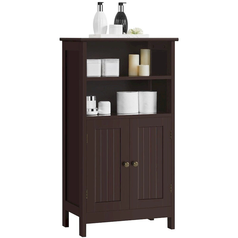 Meuble de Rangement de Salle de Bain Yaheetech à 5 Étages avec Étagère Réglable