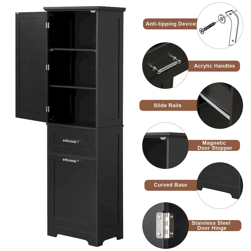 Meuble de rangement haut pour salle de bain