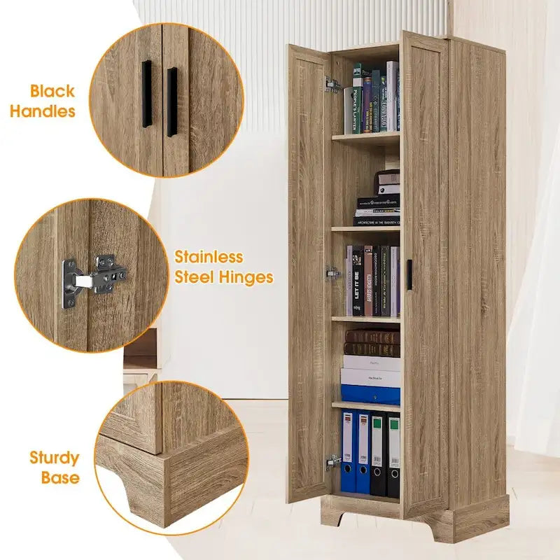 Meuble de rangement à deux portes pour salle de bain