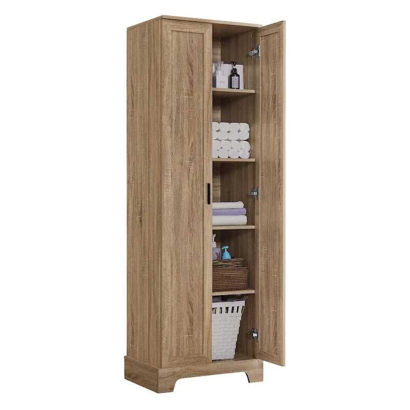 Meuble de rangement à deux portes pour salle de bain