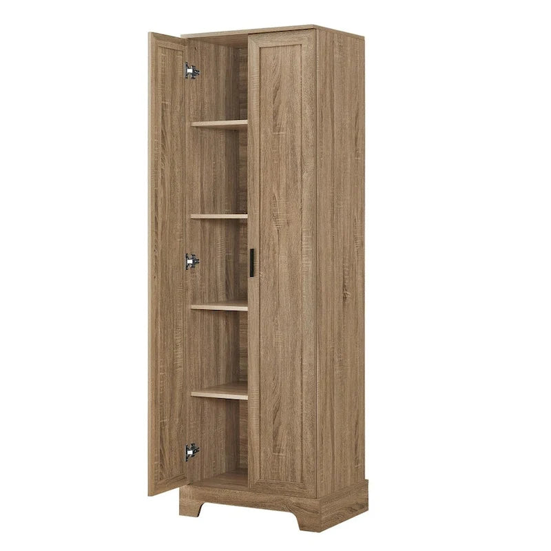 Meuble de rangement à deux portes pour salle de bain