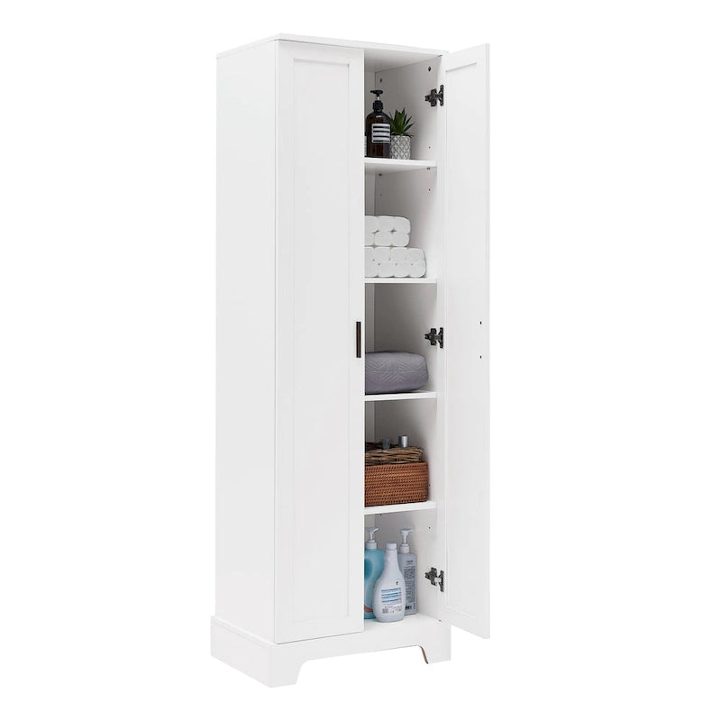 Meuble de rangement à deux portes pour salle de bain
