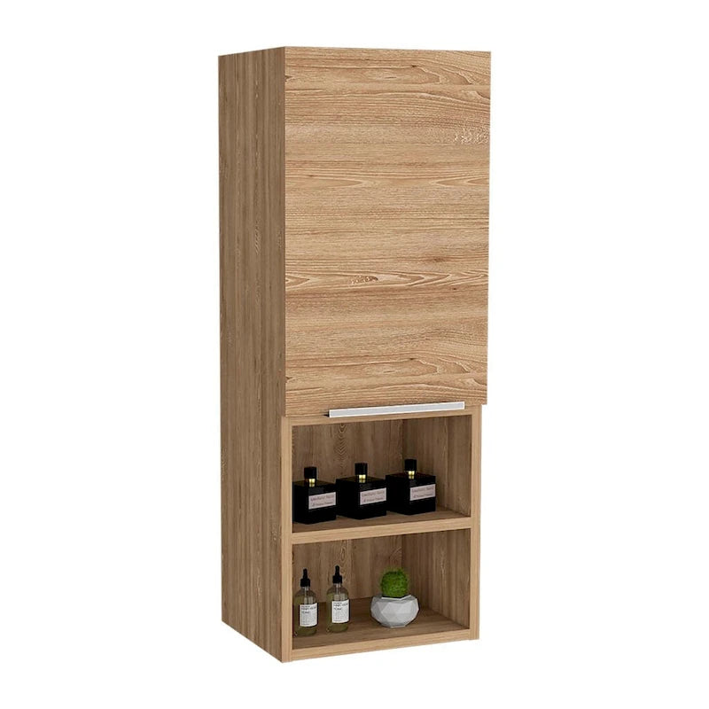 Armoire à pharmacie Hazelton, deux étagères intérieures, finition pin, haute qualité et durable