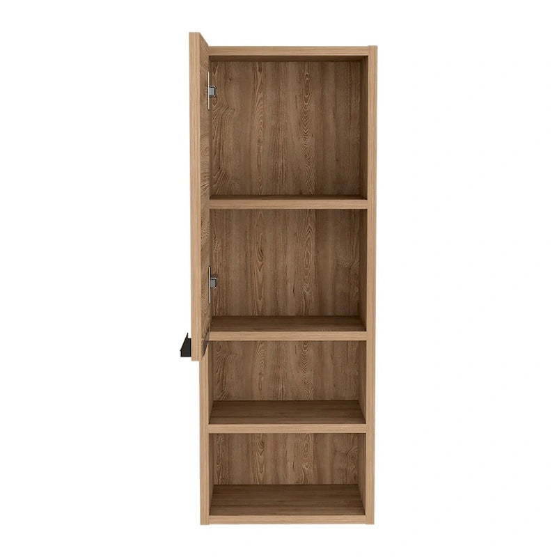 Armoire à pharmacie Hazelton, deux étagères intérieures, finition pin, haute qualité et durable