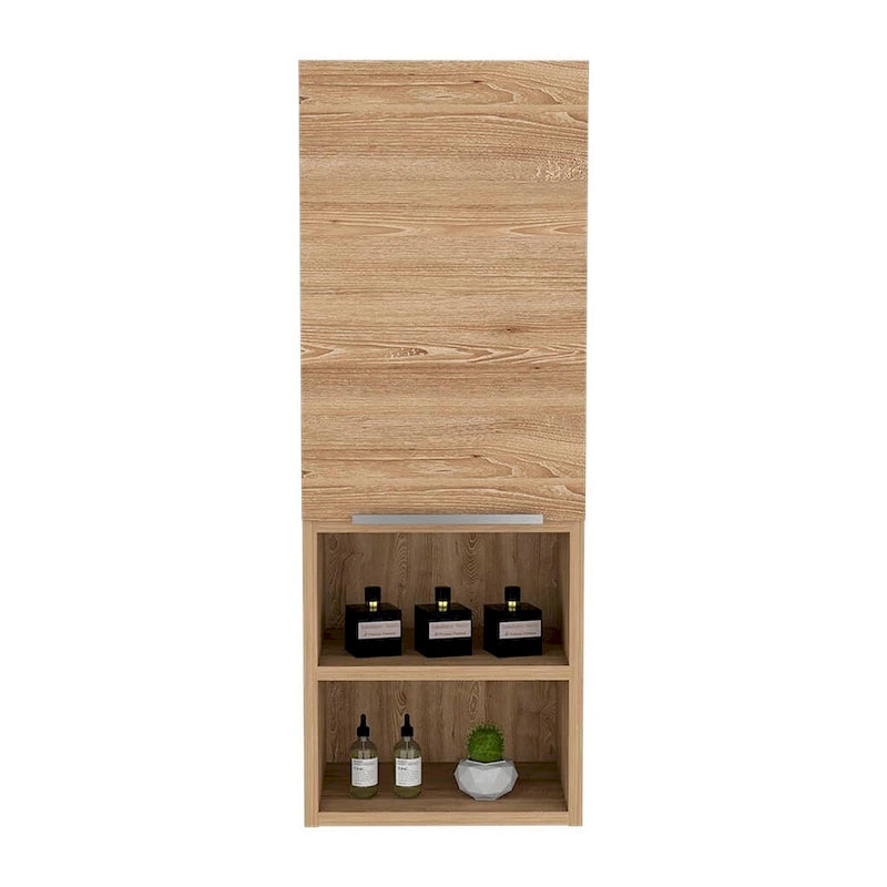Armoire à pharmacie Hazelton, deux étagères intérieures, finition pin, haute qualité et durable