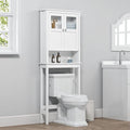 Meuble de rangement pour salle de bain au-dessus des toilettes - 7,8P x 25,59L x 66,93H