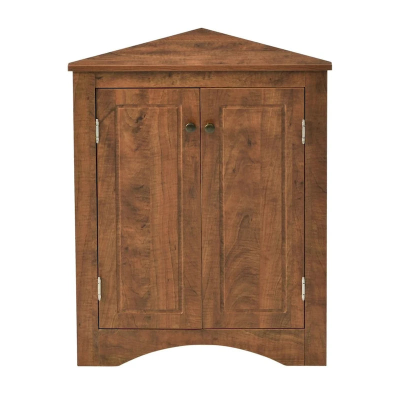 Meuble de rangement de salle de bain avec étagères réglables Meuble bas autoportant – 43,7L x 43,7l x 80H cm