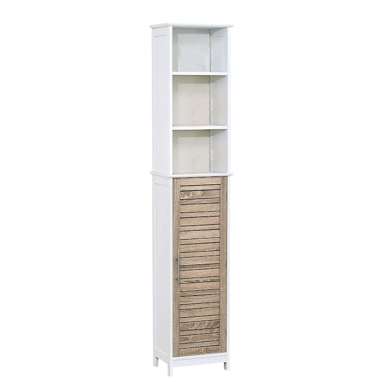 Armoire de rangement haute de salle de bain Stockholm Tour de rangement étroite pour linge – 13 7/8L x 10.4l x 68H