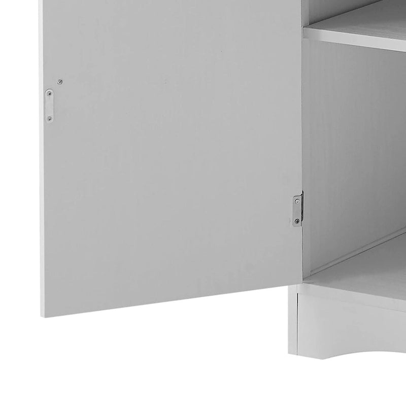 Meuble de salle de bain moderne et élégant en bois avec panneau de porte en acrylique