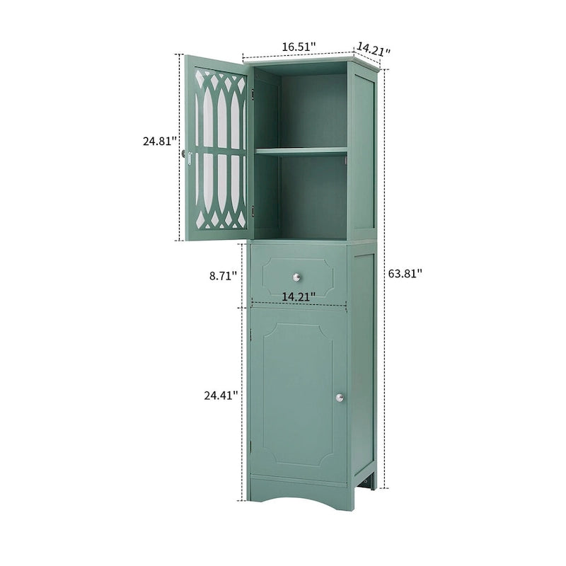 Meuble de salle de bain moderne et élégant en bois avec panneau de porte en acrylique