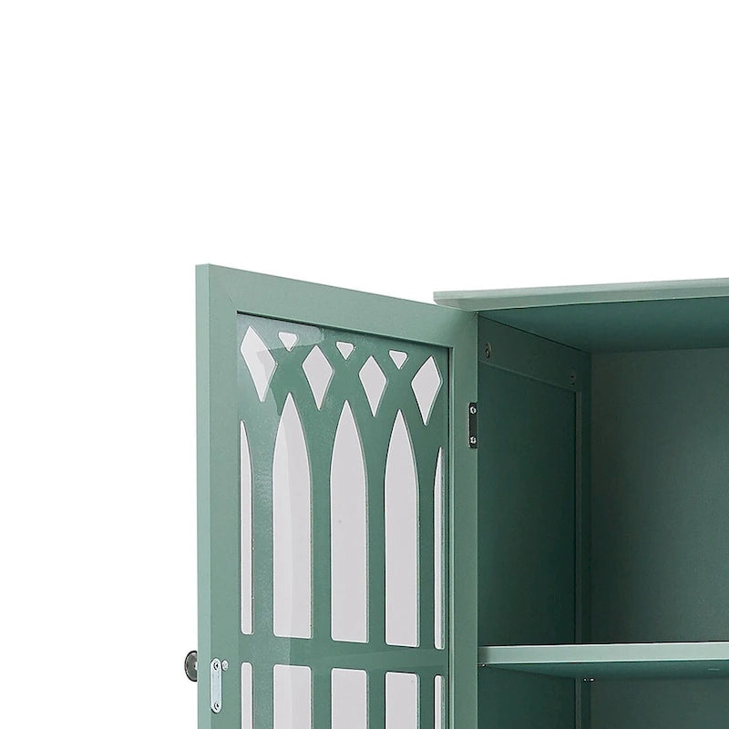 Meuble de salle de bain moderne et élégant en bois avec panneau de porte en acrylique