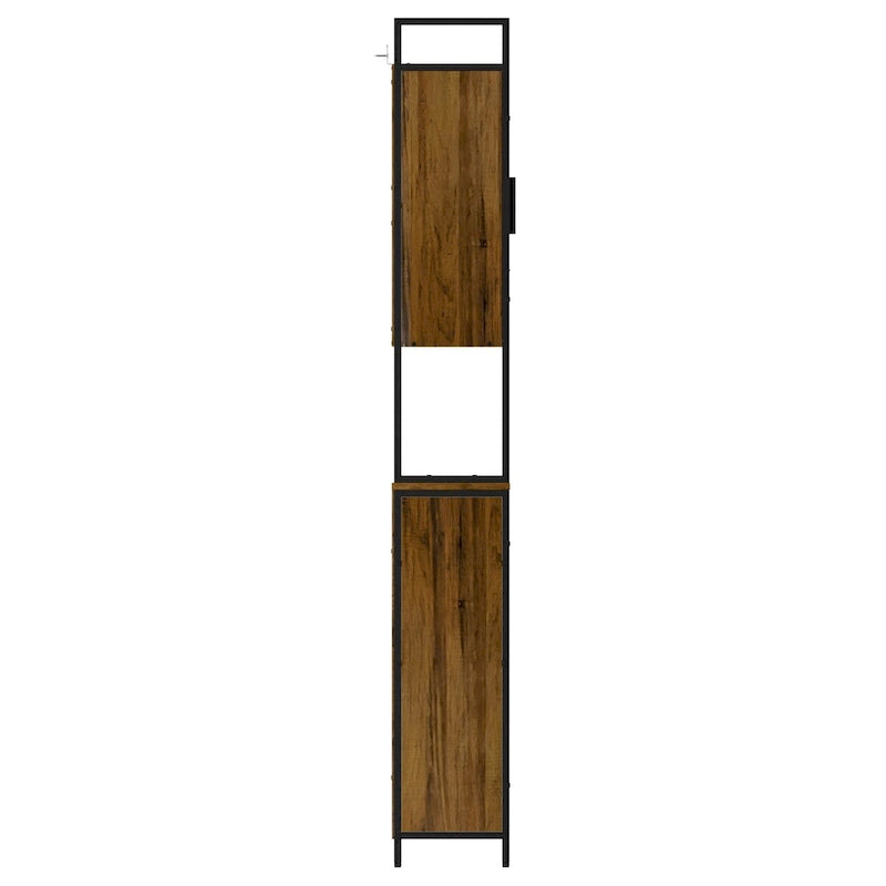 Étagère de rangement au-dessus des toilettes, Cadre métallique, Étagère de salle de bain, Gain de place