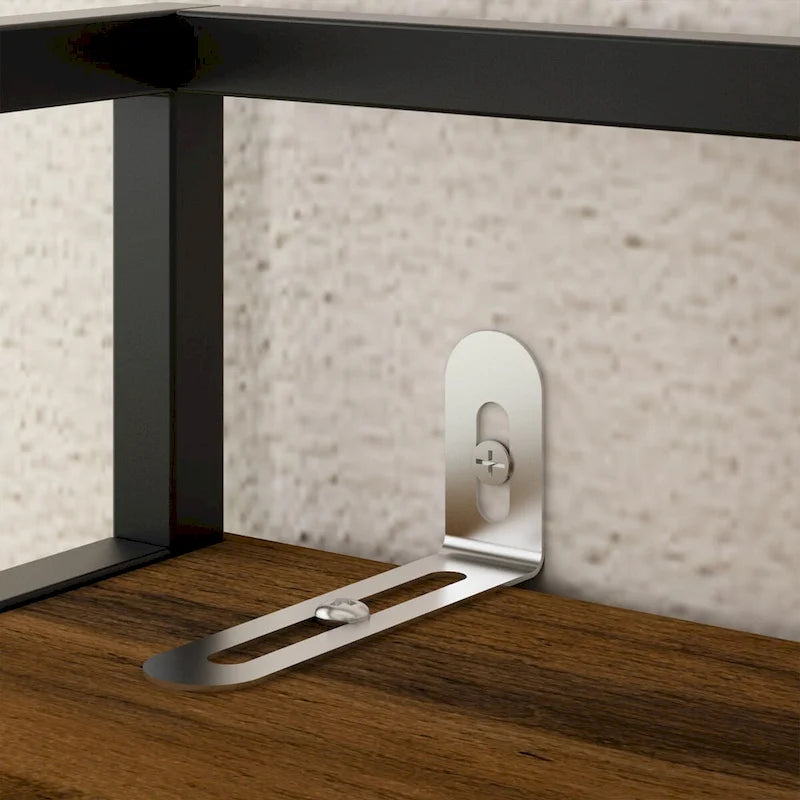 Étagère de rangement au-dessus des toilettes, Cadre métallique, Étagère de salle de bain, Gain de place