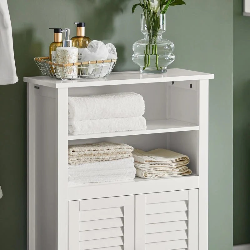 Haotian BZR13-W, Armoire de salle de bain Étagère de salle de bain Unité de rangement de salle de bain