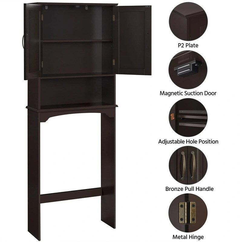 Armoire de rangement au-dessus des toilettes - 9P x 24,5L x 66H
