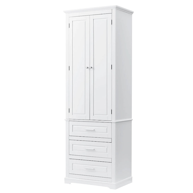 Armoire haute de rangement à trois tiroirs - S/O