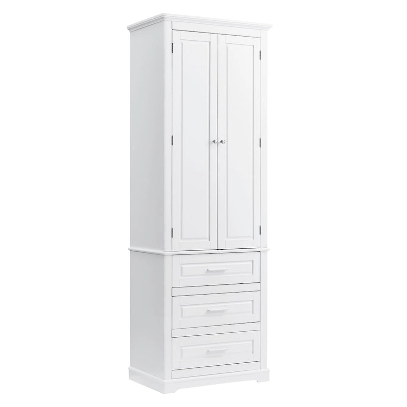 Armoire haute de rangement à trois tiroirs - S/O