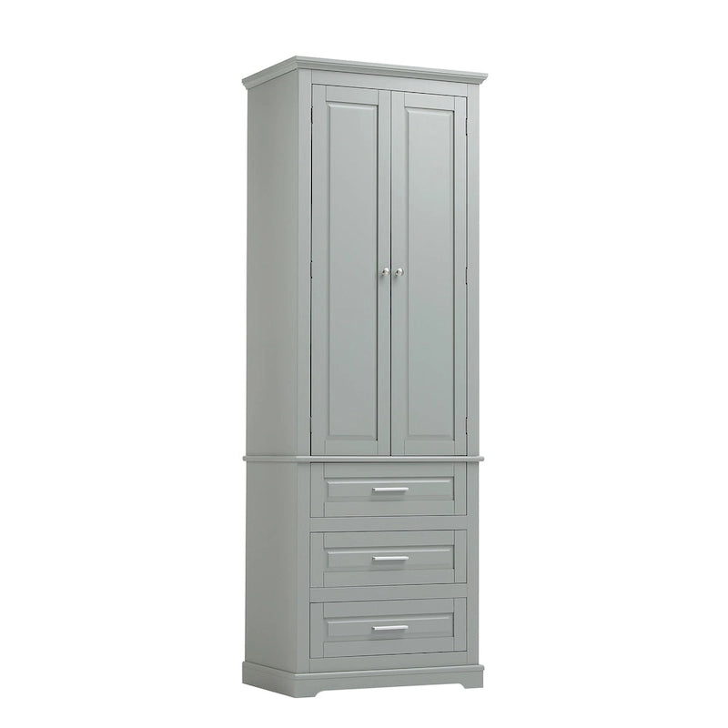 Armoire haute de rangement à trois tiroirs - S/O