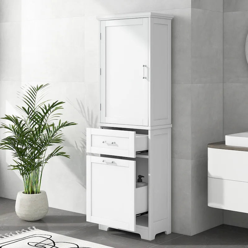 Armoire de rangement avec tiroirs et étagère réglable