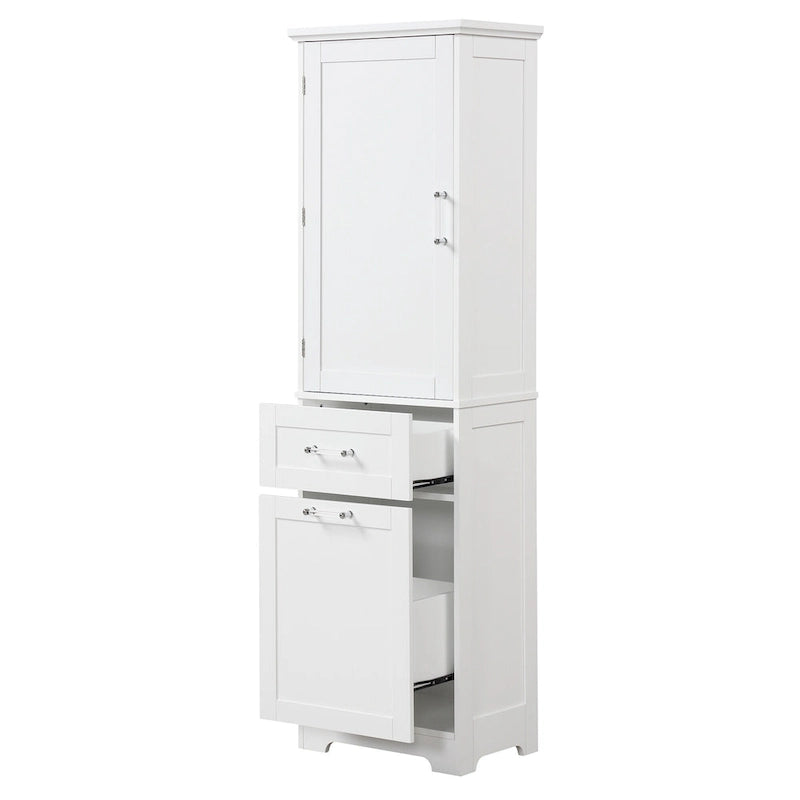 Armoire de rangement avec tiroirs et étagère réglable