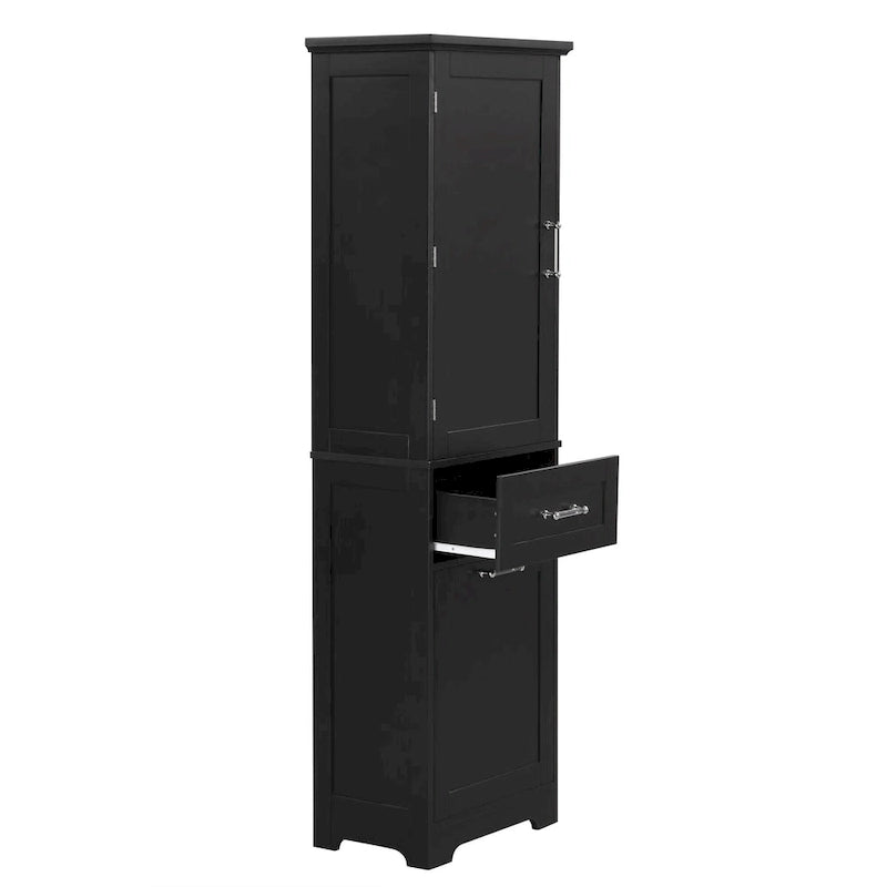 Armoire de rangement avec tiroirs et étagère réglable