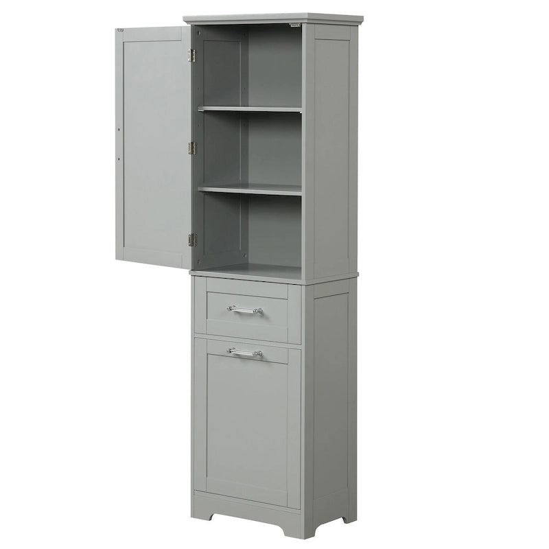 Armoire de rangement avec tiroirs et étagère réglable