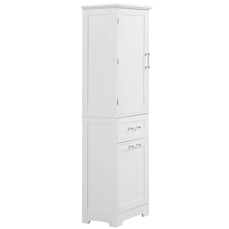 Armoire de rangement avec tiroirs et étagère réglable
