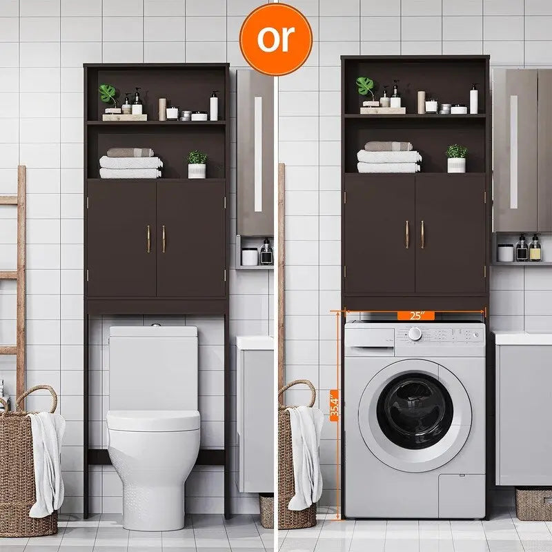 Meuble de rangement pour toilettes – 8P x 25L x 77H