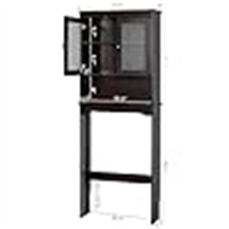 Meuble de rangement pour toilettes - 9,06P x 24,8L x 65,75H