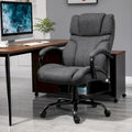 Chaise de bureau ergonomique avec siège large réglable en hauteur