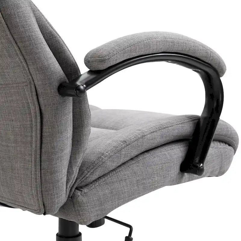 Chaise de bureau ergonomique avec siège large réglable en hauteur
