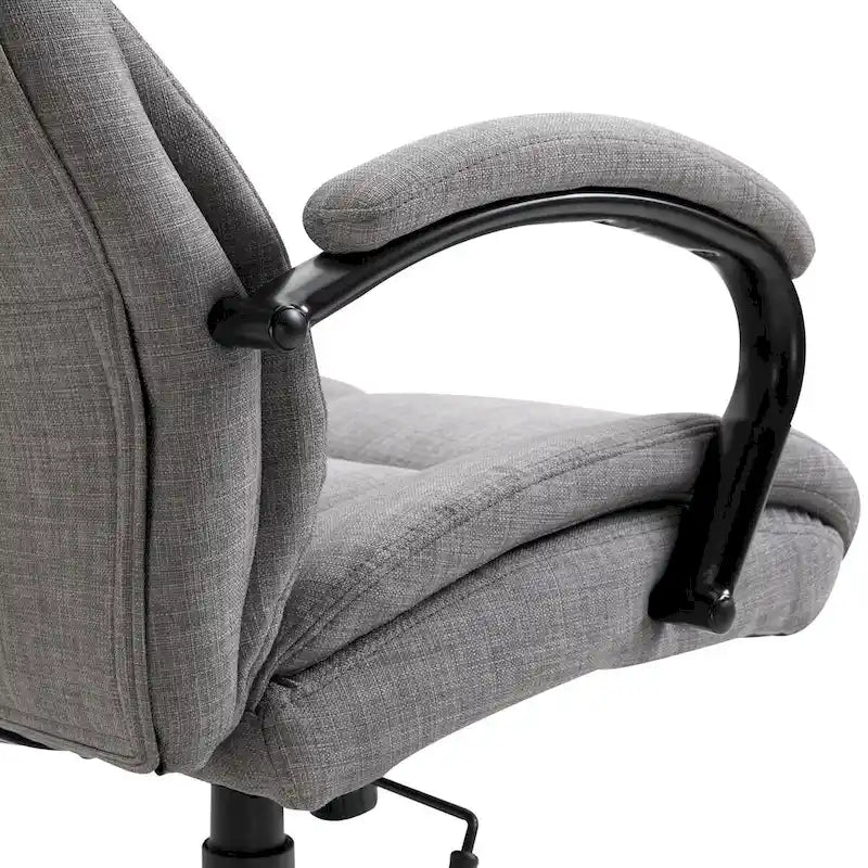 Chaise de bureau ergonomique avec siège large réglable en hauteur