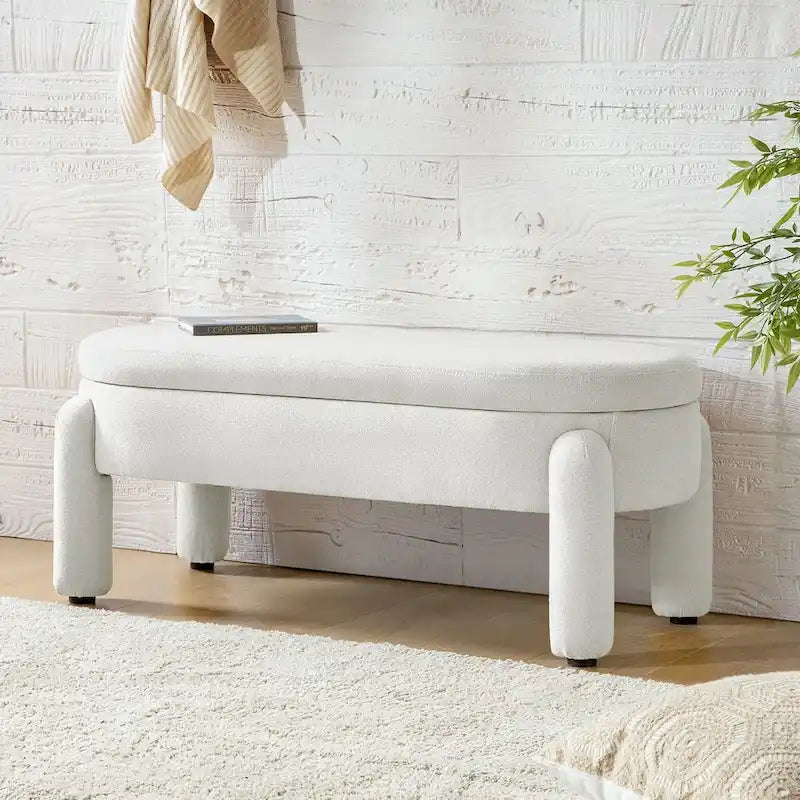Banc de rangement Oscar avec couvercle à charnière
