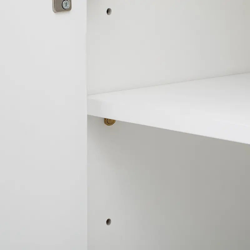 Meuble bas à 4 portes avec étagères réglables pour le salon