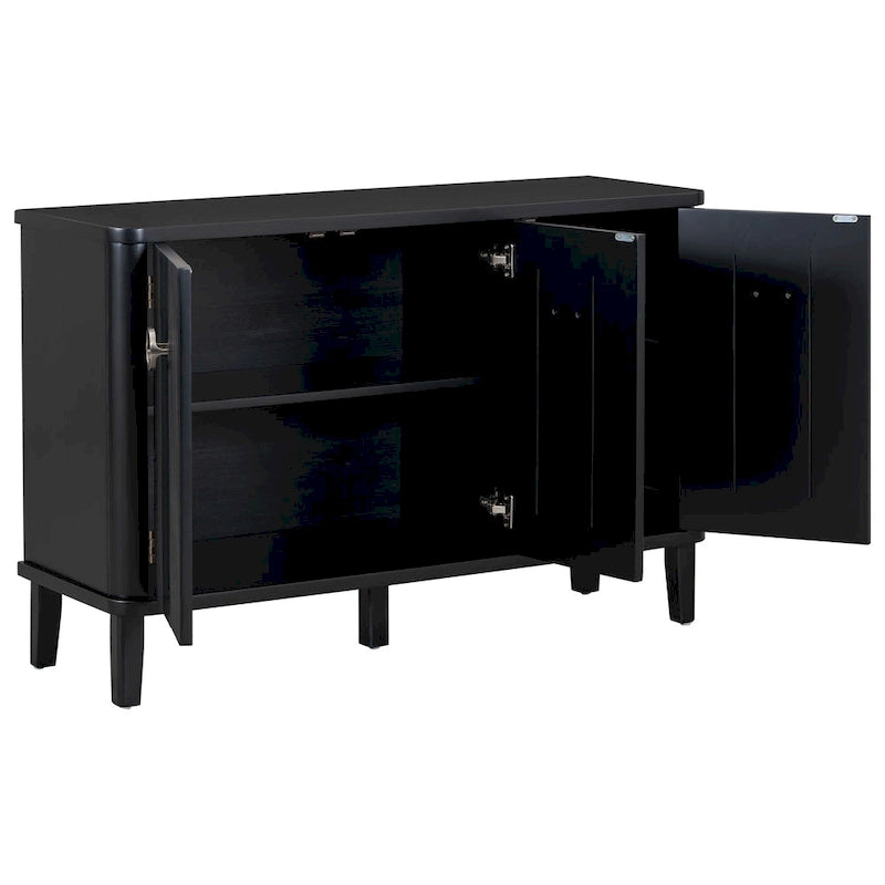 Armoire en placage de frêne de Mandchourie, sobre et pleine d'atmosphère