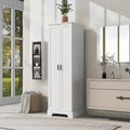 Meuble de rangement multifonctionnel à deux portes pour salle de bain, bureau