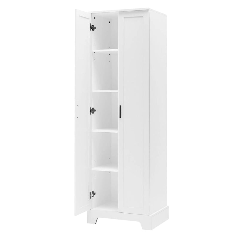 Meuble de rangement multifonctionnel à deux portes pour salle de bain, bureau