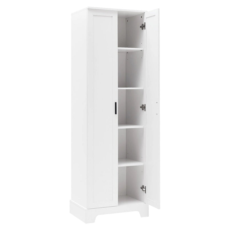 Meuble de rangement multifonctionnel à deux portes pour salle de bain, bureau