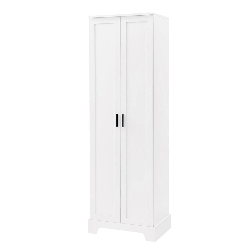 Meuble de rangement multifonctionnel à deux portes pour salle de bain, bureau