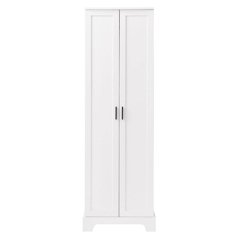 Meuble de rangement multifonctionnel à deux portes pour salle de bain, bureau