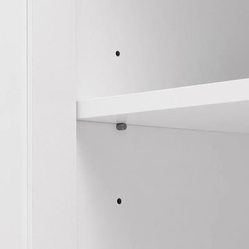 Meuble de rangement multifonctionnel à deux portes pour salle de bain, bureau