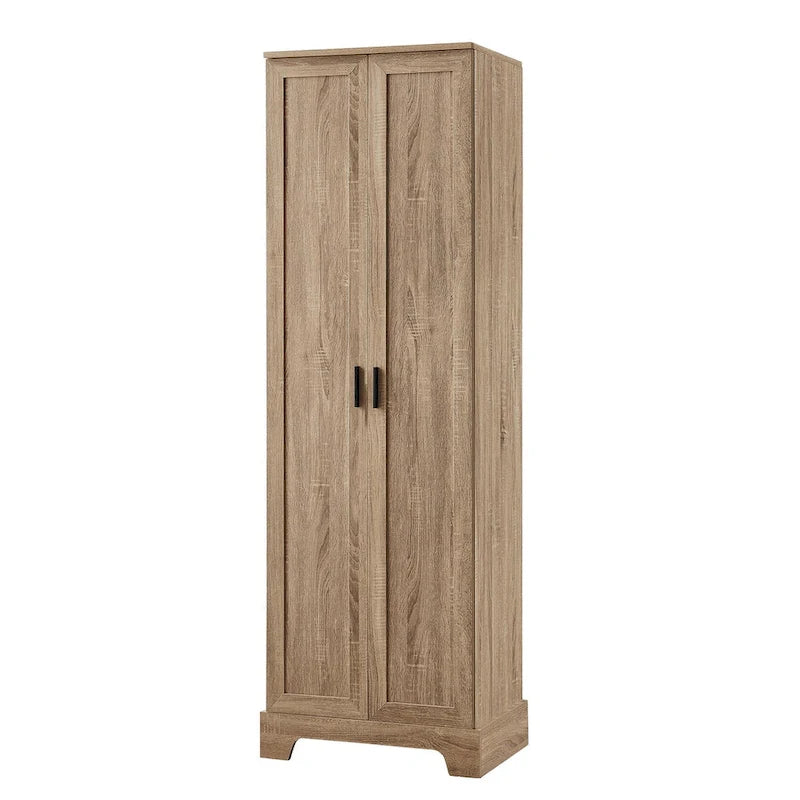 Meuble de rangement multifonctionnel à deux portes pour salle de bain, bureau