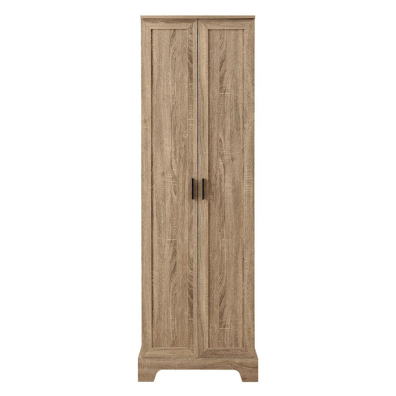 Meuble de rangement multifonctionnel à deux portes pour salle de bain, bureau