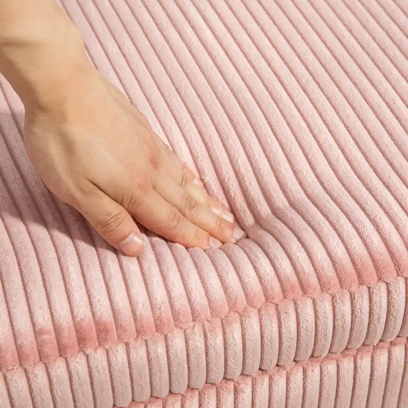 Banc de rangement ottoman, Banc de bout de lit de chambre à coucher, Banc de rangement ottoman en tissu rembourré avec charnière de sécurité, Repose-pieds rembourré d'entrée