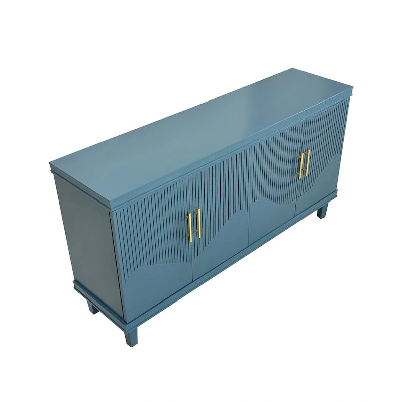 Meuble de rangement 4 portes grand format pour salon