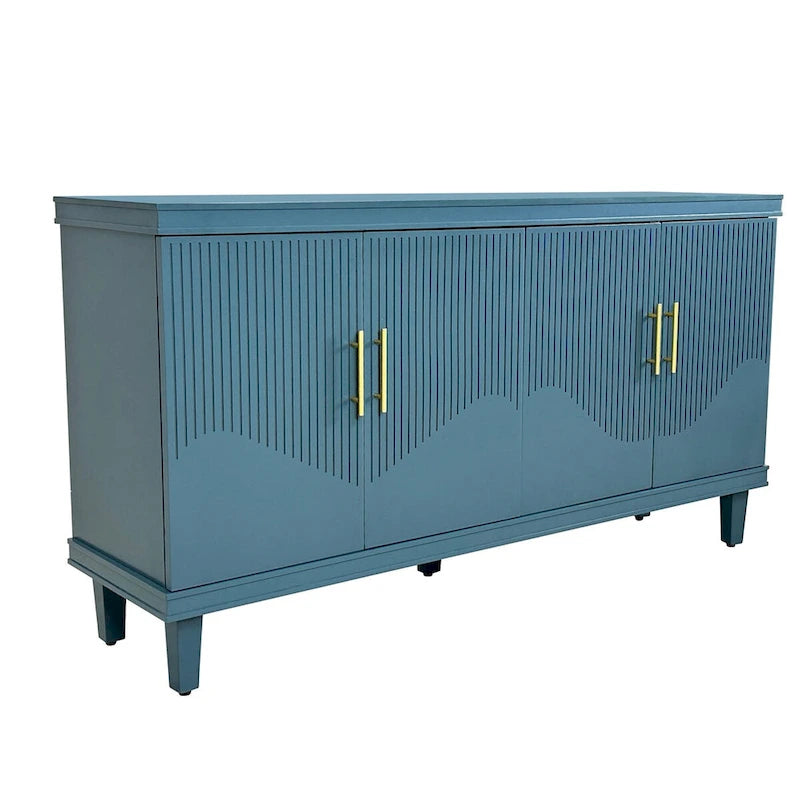 Meuble de rangement 4 portes grand format pour salon