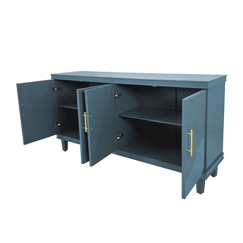 Meuble de rangement 4 portes grand format pour salon