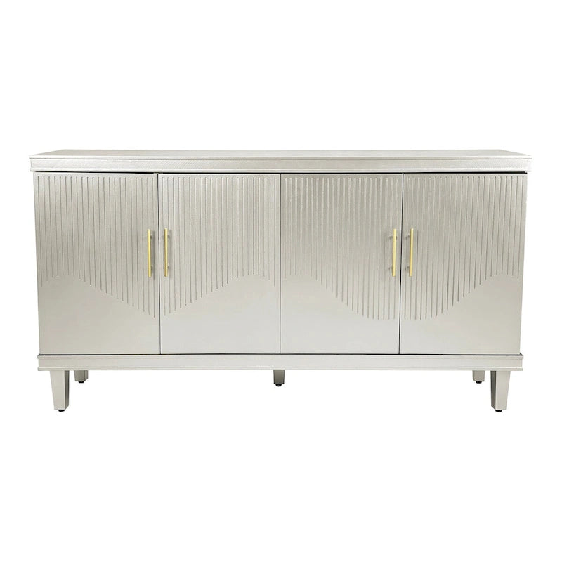 Meuble de rangement 4 portes grand format pour salon