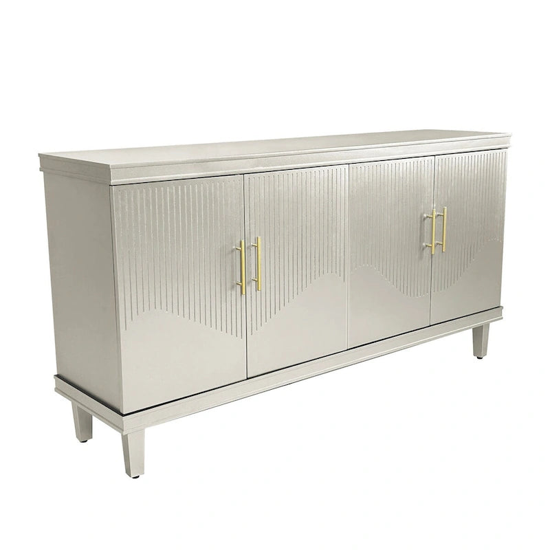 Meuble de rangement 4 portes grand format pour salon